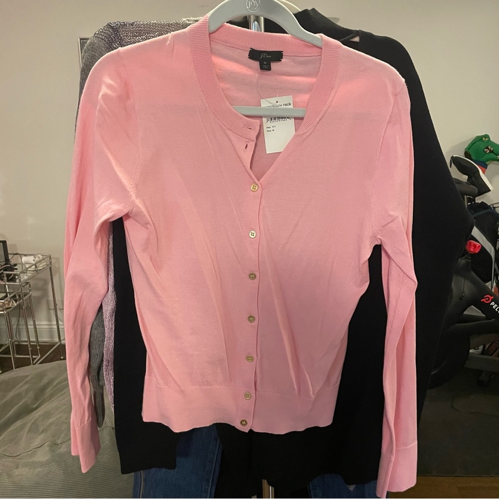 JCrew Pink Cardigan